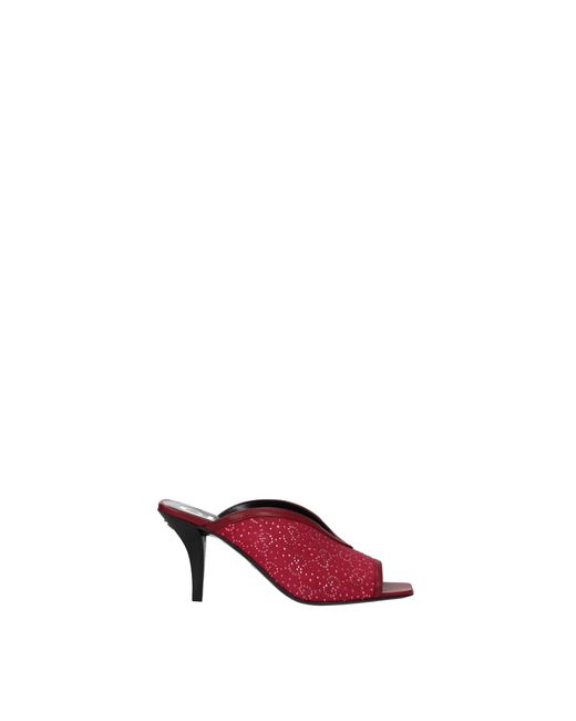 Gucci Sandals Fabric Red Cherry