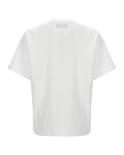 Amiri Staggered Chrome T-shirt in White for Men | Lyst