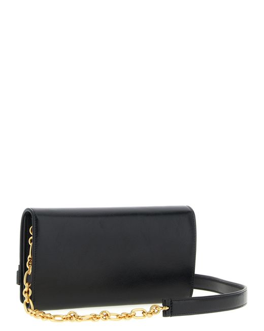 Balmain Black 'Shuffle' Wallet On Chain