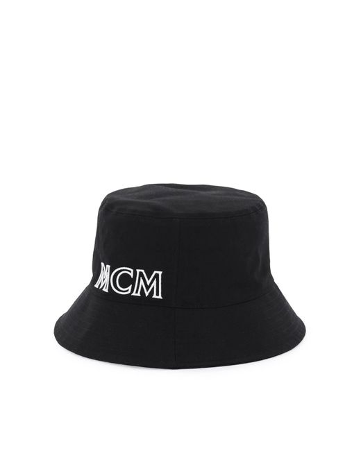 MCM Black Essentials Bucket Hat for men