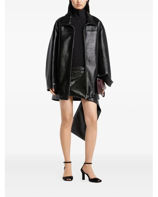 Courreges Black Oversized Jacket