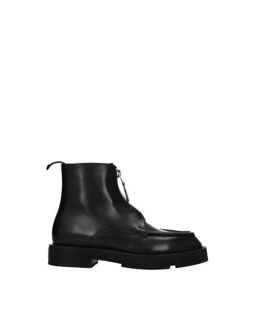 Givenchy Black Ankle Boot Squared Leather for men