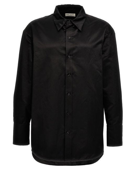 Saint Laurent Black Silk Shirt Shirt, Blouse for men