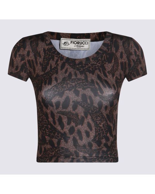 T-Shirts And Polos Marrone-Donna di Fiorucci in Black