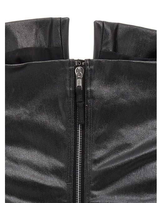 Rick Owens Black Prong Gown Dresses