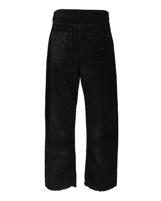 Arte' Black Corduroy Trousers for men