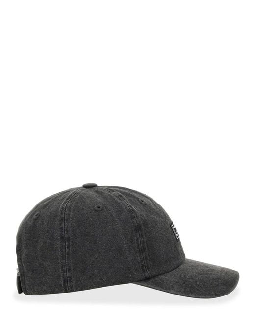 "Icon Eyes Pigment 6 Panel" Baseball Hat-Uomo di Obey in Black da Uomo