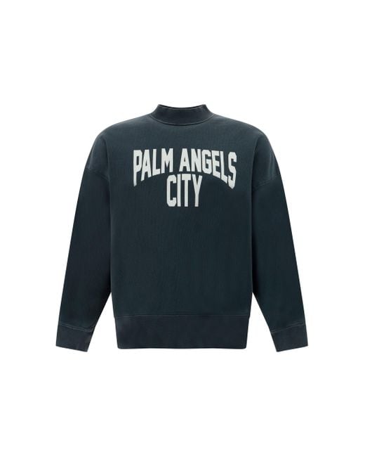 Palm Angels Black Sweatshirts for men