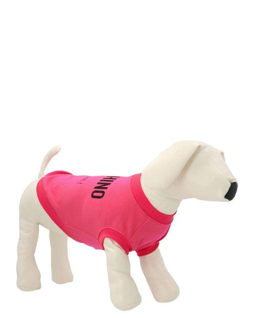 Pets Capsule Sweatshirt Pets Accesories Fucsia-Unisex di Moschino in Pink