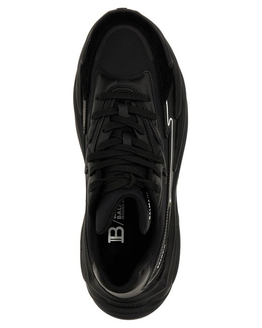 Balmain Black Run-row Sneakers for men