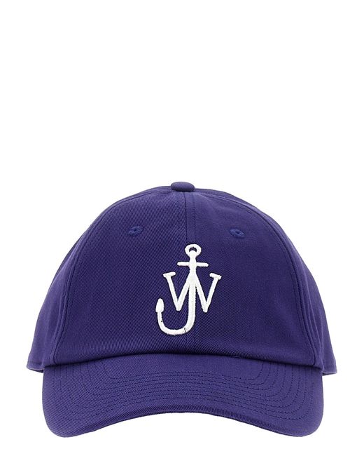 J.W. Anderson Purple Logo Cap Hats for men
