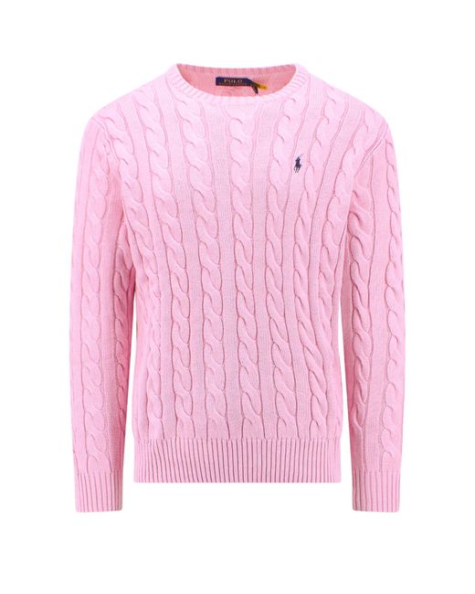 Ralph Lauren Pink Sweater for men