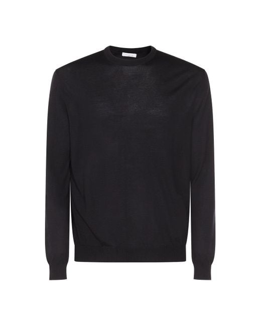 Malo Black Sweaters Blu Diesel for men