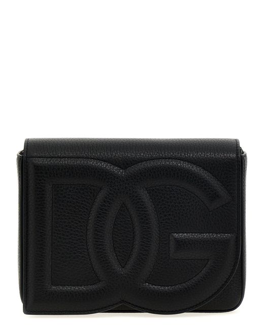 Borsa messenger DG media di Dolce & Gabbana in Black da Uomo