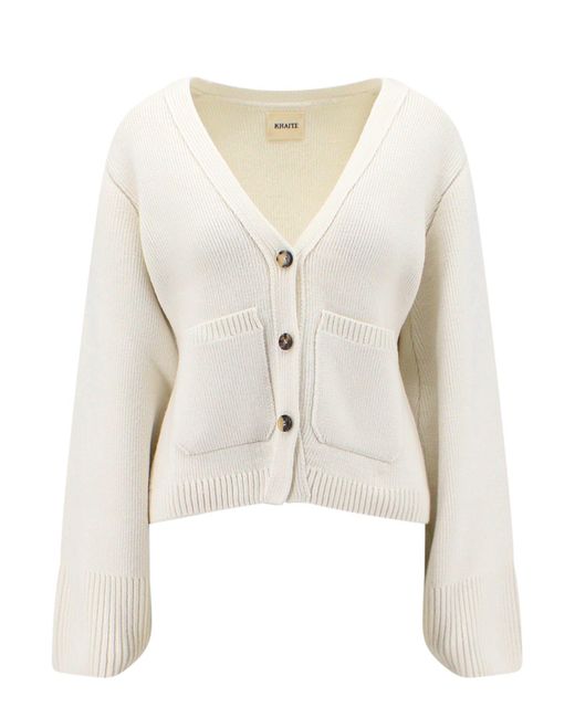 Khaite The Scarlet Cardigan in White