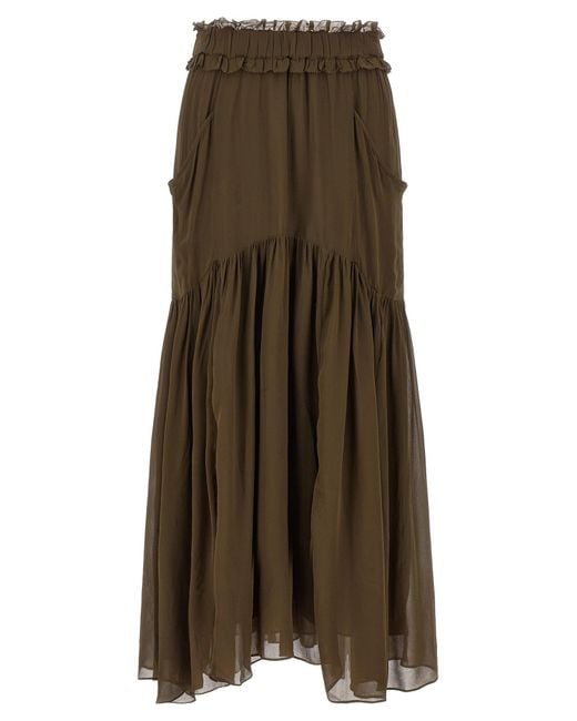 Isabel Marant Brown Besma Skirts