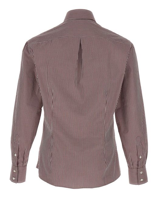 Brunello Cucinelli Purple Shirts for men