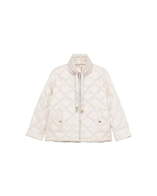 Max Mara White Outerwears Neutral