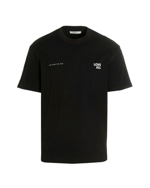 ih nom uh nit T-shirt 'jesus Love All' in Black for Men | Lyst
