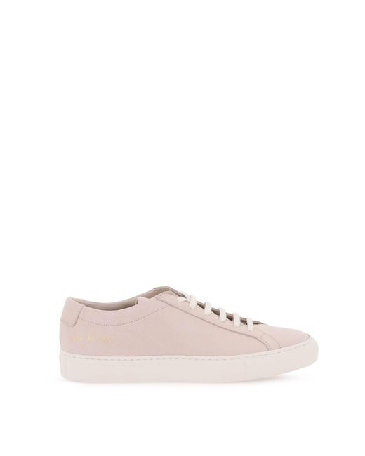 Sneakers in pelle Original Achilles di Common Projects in Pink