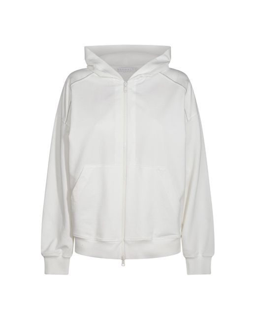 Sweaters Light And Natural-Donna di Brunello Cucinelli in White