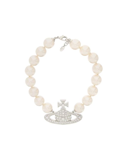 Collana Neysa di Vivienne Westwood in White