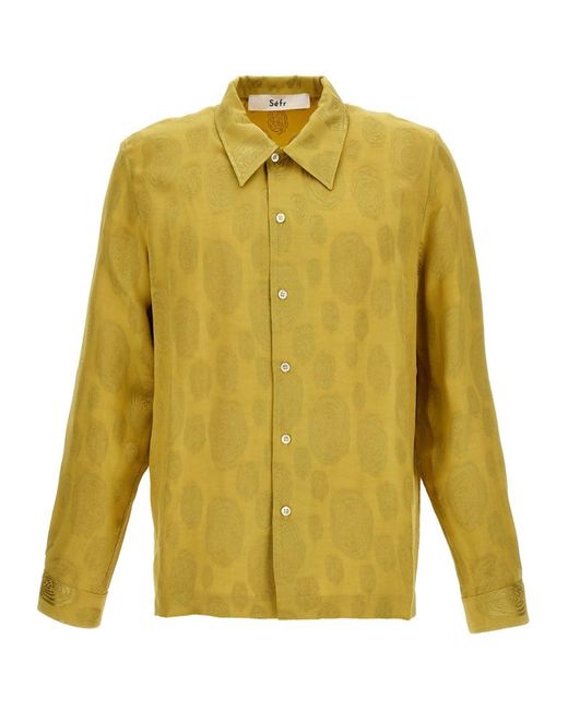 Séfr Yellow Ja Shirt, Blouse for men