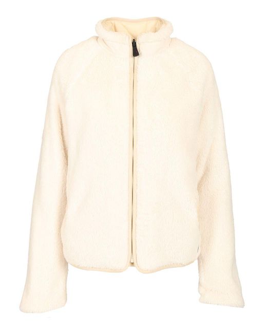 Moncler Natural Double-Faced Teddy Effect Jacket Knitwear