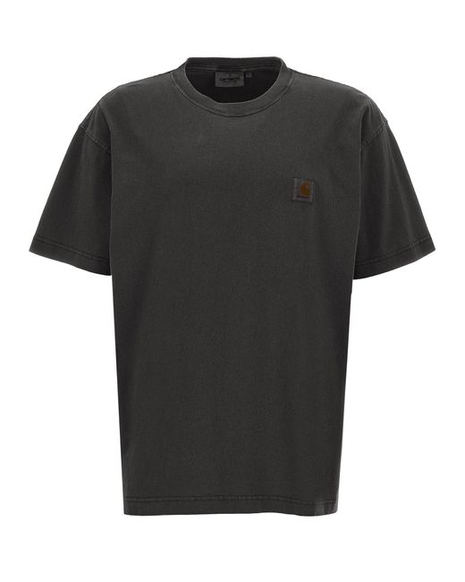 Nelson T Shirt Grigio di Carhartt in Black da Uomo