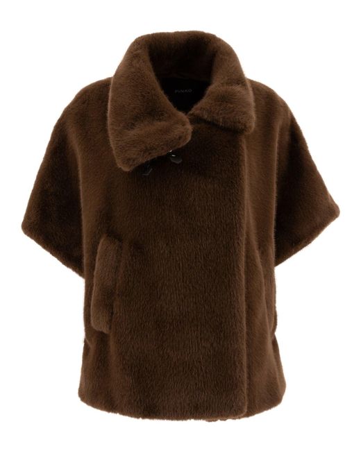 Comodino Pellicce Marrone-Donna di Pinko in Brown