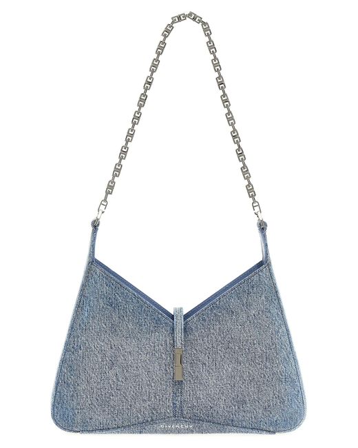 Givenchy Blue Small 'Cut Out' Shoulder Bag