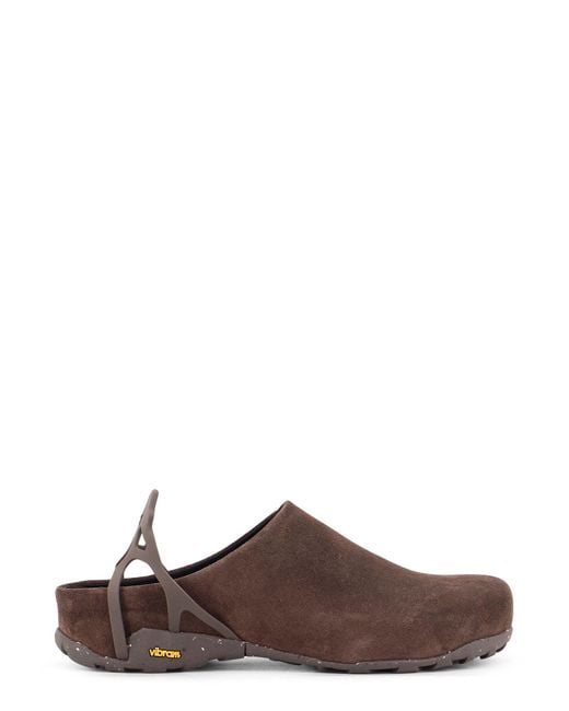 Roa Brown Fedaia Suede Mule for men