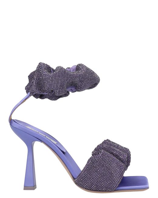 Sebastian Milano Blue 'cher Crystal' Sandals