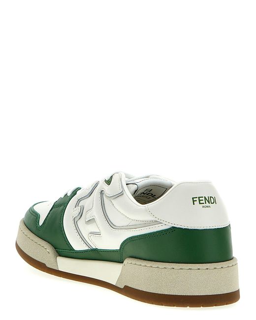 Sneakers Ff Match Mix di Fendi in Green da Uomo