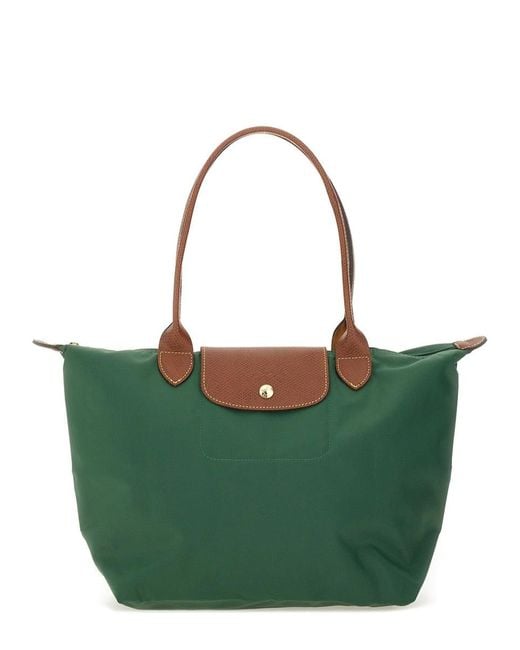 Longchamp Green "Le Pliage" Bag