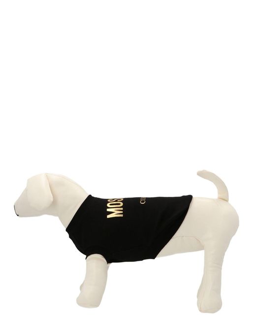 Pets Capsule Sweatshirt Pets Accesories Nero-Unisex di Moschino in White