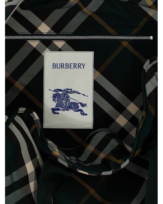 Burberry Black 'Shield' Large Travel Bag for men