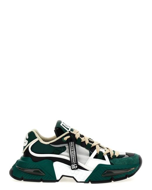 Dolce & Gabbana Airmaster Sneakers Multicolor in Green for Men Lyst