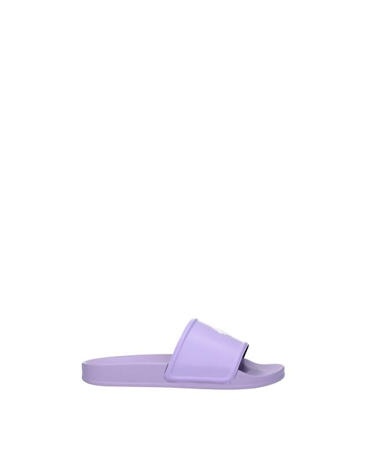 Marcelo Burlon Purple Slippers And Clogs Rubber Lilac for men