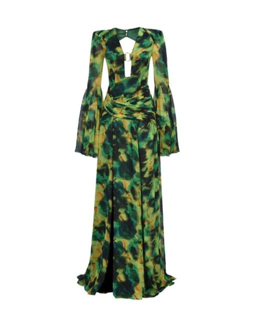 Wanan Touch Green Multicolor Flora Dress