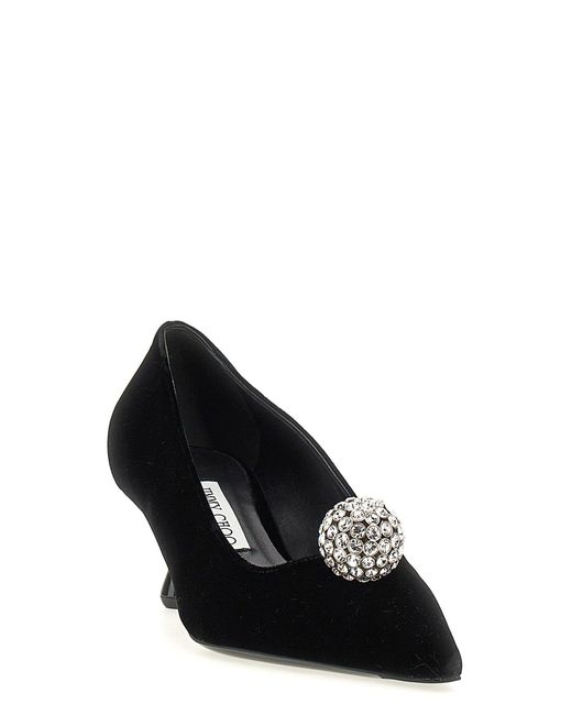 Jimmy Choo Black 'Orb Pump 50' Pumps