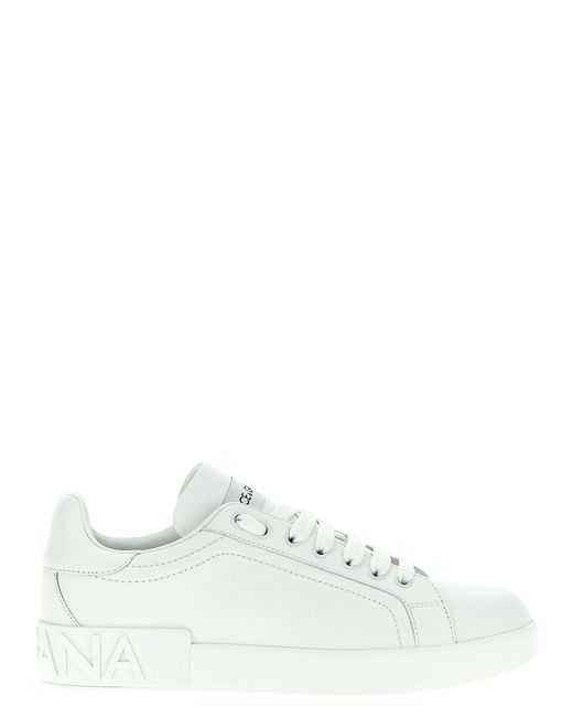 Portofino Sneakers Bianco di Dolce & Gabbana in White
