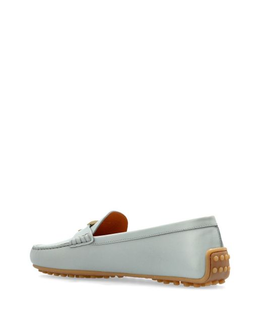 Tod's Gray City Gommino Moccasins