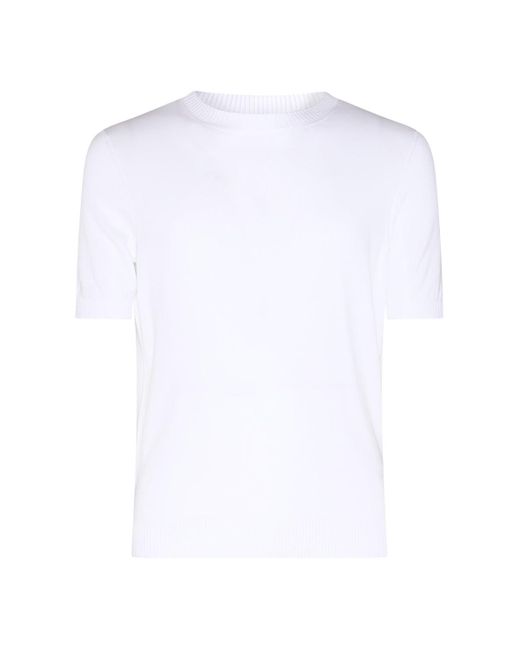 T-Shirts And Polos Latte-Uomo di Malo in White da Uomo