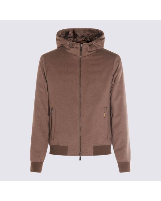 Coats Nut-Uomo di Moorer in Brown da Uomo