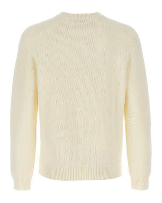 Kitsune Varsity Maglioni Bianco-Uomo di Maison Kitsuné in White da Uomo
