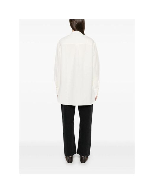 Studio Nicholson White Wool Shirts