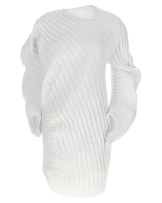 Knit (As It Is) Top Bianco-Donna di Issey Miyake in White