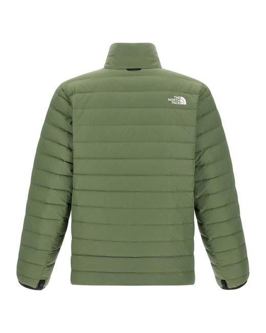 Giacca Trapuntata A Collo Alto di The North Face in Green da Uomo