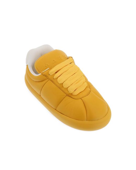 Marni Yellow Leather Bigfoot 2.0 Sneakers for men
